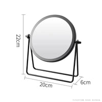 360 Degrees Rotate Iron Desktop Mirror Texture Ladies Makeup Mirror Creative Iron Mirror Strong Sense Of Style - Buy online at  Vibe In Cart.