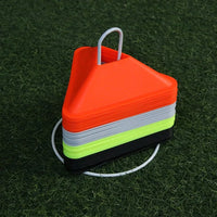 5PCS Football Training Disc Triangle Soccer Practice Field Sports Agility Training Cone Portable Equipment For Kids Adult - Buy online at  Vibe In Cart.