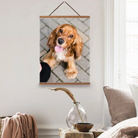 Magnetic Frames Teak Pine Wood Picture Poster Hanger Frame For Wall Art Canvas Print Painting Kids Room Home Decor 30x40 40x60CM - Buy online at  Vibe In Cart.