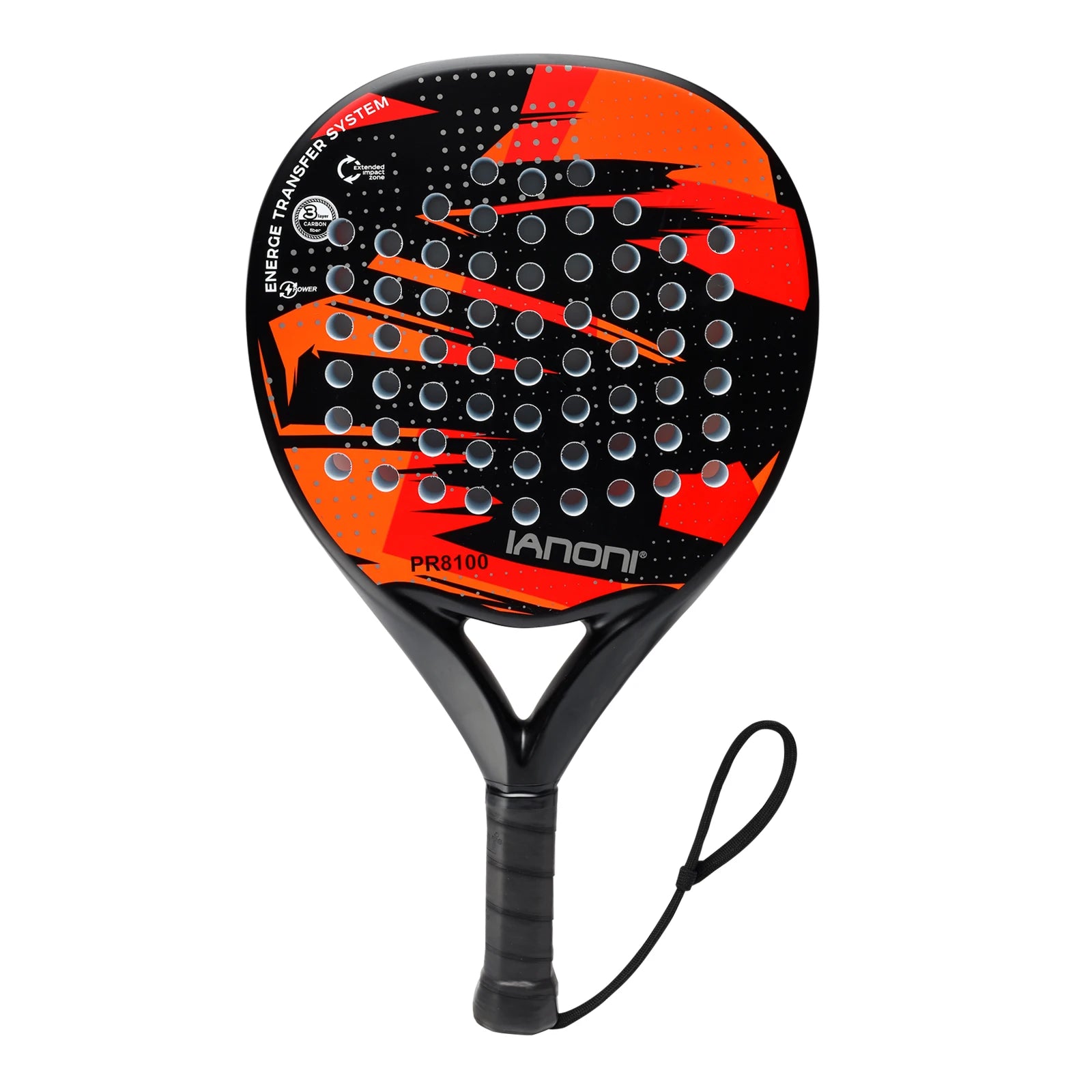 IANONI Padel Racket Carbon Fiber Surface with EVA Memory Flex Foam Core Padel Tennis Racquets Lightweight - Buy online at  Vibe In Cart.
