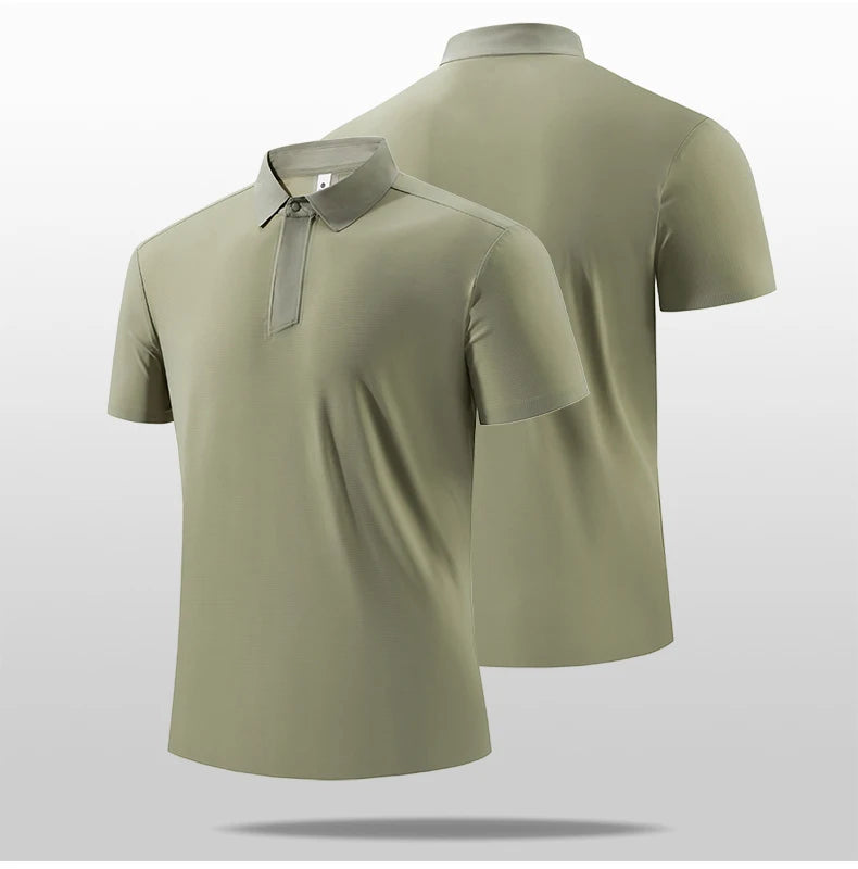 SBWL 2025 summer new light fast dry elastic high quality outdoor sports golf running sports POLO shirt fashion casual T-shirt - Buy online at  Vibe In Cart.