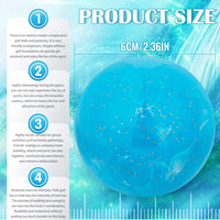 Caiton Park Golf Ball 60mm – Fluid Art Design (Red/Blue/Green) | 4-Layer Durable Core for Korean Courses & Indoor Practice - Buy online at  Vibe In Cart.