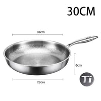 26/28/30cm German Pure Titanium Frying Pan Non-stick Frying Pan Uncoated Fish Scale Hammer Pattern Titanium Alloy Cookware - Buy online at  Vibe In Cart.