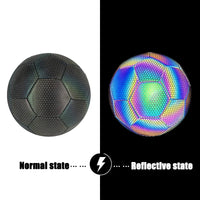 2026 Reflective Football Standard Size 5 Size 4 Indoor Outdoor Training Colorful Soccer Ball High Quality PU Match Game futbol - Buy online at  Vibe In Cart.