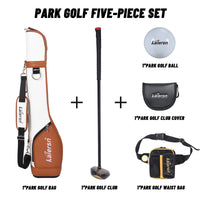 7-Piece Park Golf Set for Unisex with Drivers and Accessories