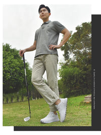 Men's Waterproof Comfortable Golf Shoes with Microfiber Material