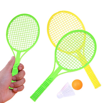 Children Mini Badminton Tennis Racket with Two Balls Plastic Parent-child Physical Exercise Baby Ball Games Summer Gifts TMZ - Buy online at  Vibe In Cart.