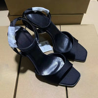 Black Sexy High Heels Women Summer Elegant Party Dress Sandals Designer Peep Toe Big Size Stiletto Ankle Strap Lady Office Shoes - Buy online at  Vibe In Cart.
