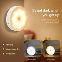 PIR Motion Sensor LED Night Light USB Rechargeable Night Lamp For Kitchen Cabinet Wardrobe Lamp Staircase Wireless Closet Light - Buy online at  Vibe In Cart.