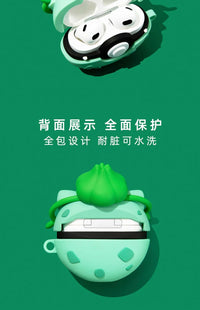 Silicone Protective Earphone Case with Cartoon Pattern