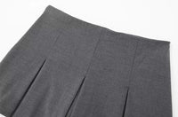 MUJER 2025 Pleated Skirt Shorts for Women High Waist Mini Shorts Women Summer Basic Skort for Women Holiday Casual Ladies Shorts