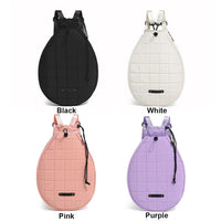 Tennis Racket Carrying Bag Waterproof Portable Badminton Racquet Bag Zipper Closure Tennis Racquet Crossbody Bag for Women Men - Buy online at  Vibe In Cart.