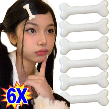 White Bone Hair Clip Cute Cartoon Bobby Pin Girl Fashion Dog Bones Decoration Small Hairpins Barrettes Y2K Accessories Wholesale - Buy online at  Vibe In Cart.