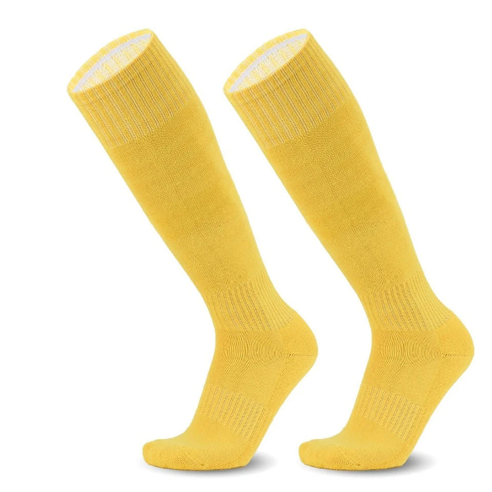 Loogdeel Football Sports Socks Long Knee Cotton Solid Color Kids Legging Stockings Soccer Baseball Ankle Adults Children Socks - Buy online at  Vibe In Cart.