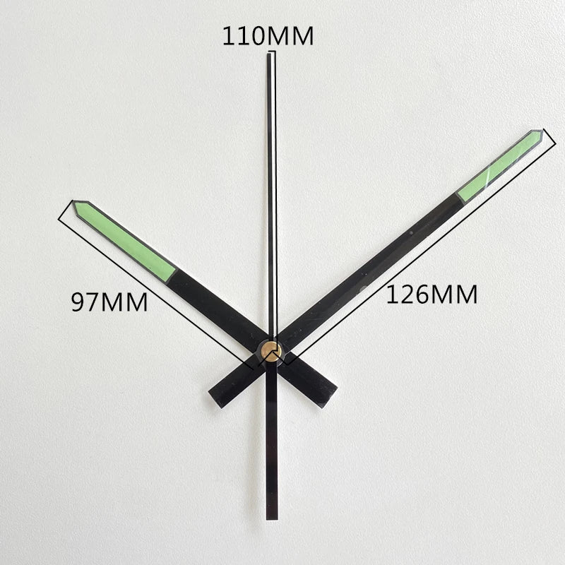 Silent Quartz Battery Operated Clock Movement with Hands