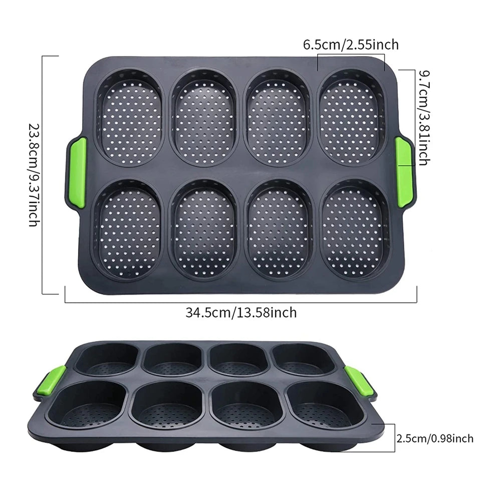 3 Pack Silicone Cake Molds Muffin Toast Donut Pan Round Cake Pan 9in Non-Stick Kitchen Bakeware Baking Tools - Buy online at  Vibe In Cart.
