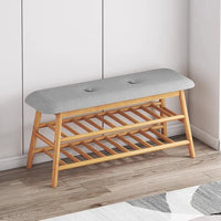 Shoe changing stool, simple doorstep stool for home use, soft cushioned stool, integrated shoe rack for entry, storage rack - Buy online at  Vibe In Cart.