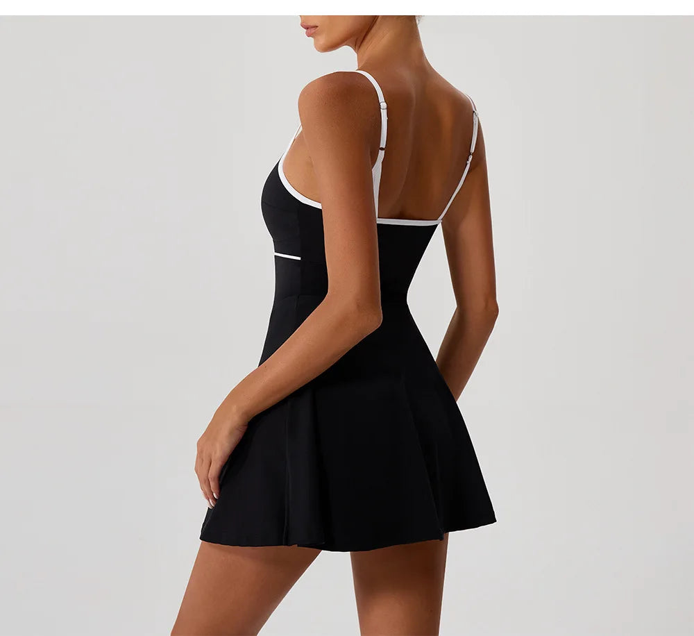 Tennis Dress For Women with Pockets Golf Skirts Anti Shorts Yoga Suit Badminton Clothing Activewear - Buy online at  Vibe In Cart.
