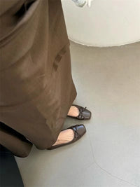 Bowtie Flat Shoes Women Ballerinas Square Toe Slip on Ballet Flats Lazy Loafers Moccasins Ladies Casual Comfort Shoes 2024 - Buy online at  Vibe In Cart.