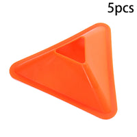 5PCS Football Training Disc Triangle Soccer Practice Field Sports Agility Training Cone Portable Equipment For Kids Adult - Buy online at  Vibe In Cart.
