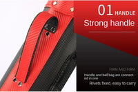 Unisex PU Golf Bag for 9 Clubs with Multiple Colors