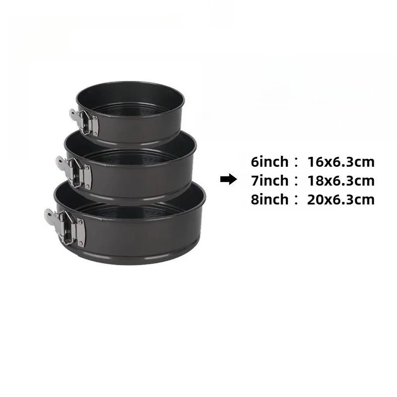 Round Cake Mould Removable Bottom Leakproof Round Cake Pan Bakeware Non-Stick Metal Bake Mould Kitchen Accessories Baking Tools - Buy online at  Vibe In Cart.