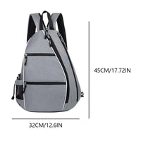 Pickleball Bag Racketball Sling Bag Adjustable Pickleball Rackets Backpack Multi-pockets Racquetball Carrying Handbag Sports Bag - Buy online at  Vibe In Cart.