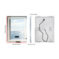 LUVODI Large Illuminated Bluetooth Bathroom Mirror Rectangle Anti-fog LED Bathroom Vanity Mirror with Bluetooth Speaker 3 Color - Buy online at  Vibe In Cart.