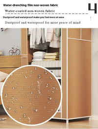 Minimalist Foldable Wardrobe Plastic Storage Cabinet Room Furniture Cheap Bedrooms Wardrobes Closet Armable Home Storage Rack - Buy online at  Vibe In Cart.