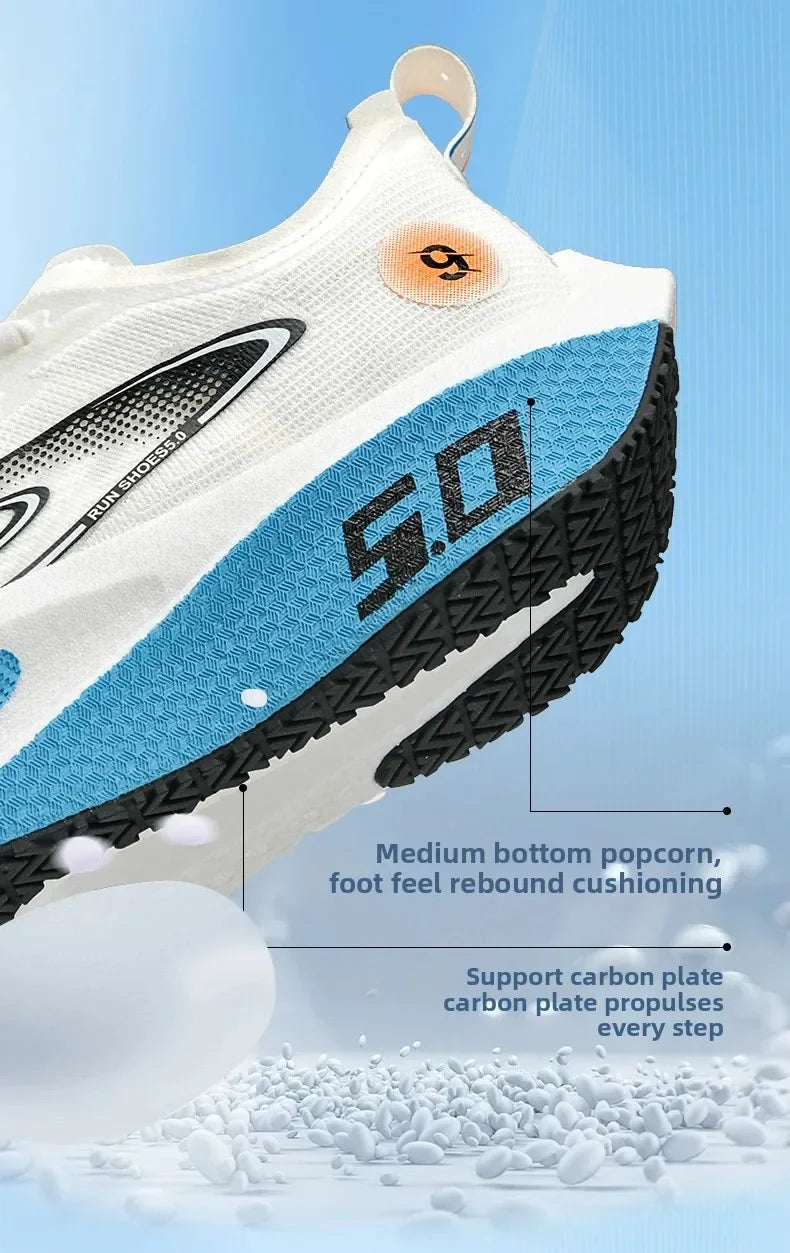 Unisex 2025 Full Carbon Plate Running Shoes Professional Marathon Racing Lightweight Bounce Cushion Breathable Sports Sneakers - Buy online at  Vibe In Cart.