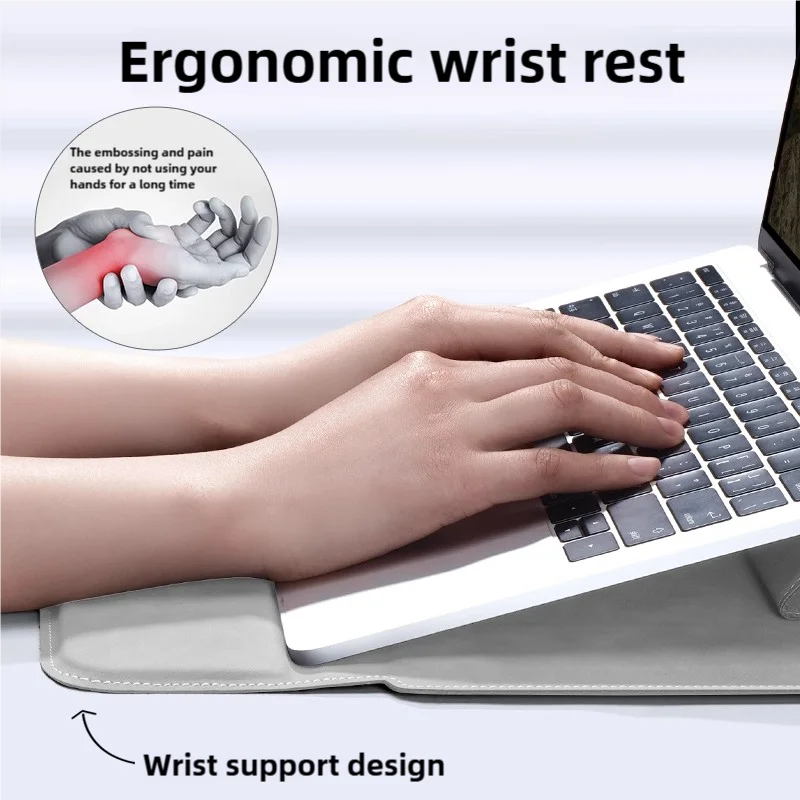 PU Laptop Sleeve Case for 13, 14, 15, and 15.6 Inch Laptops