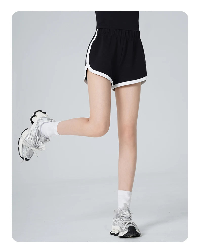 Women Tennis Yoga Workout Wide Leg Short Pants Mid-waist Causal Loose Straight Shorts Teen Girl Breathable Jogging Gym Clothing - Buy online at  Vibe In Cart.