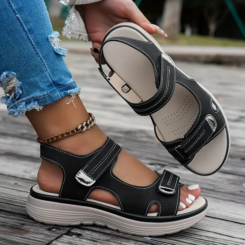 2025 New Summer Sandals Travel Women Shoes New Sandal Sole Durable Sandal Ladies Outdoor Beach Slippers Platform Sandals - Buy online at  Vibe In Cart.