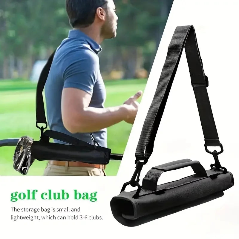 New Portable Mini Golf Club Bag Outdoor Practice Training Portable Storage Lightweight Shoulder Bag Crossbody Club Bag Unisex - Buy online at  Vibe In Cart.