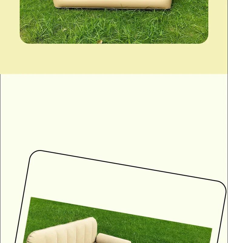 Seat Outdoor Inflatable Sofa Lazy Inflatable Sofa Bed Camping Inflatable Mattress Foldable Air Mattress Electric Inflation Pump - Buy online at  Vibe In Cart.