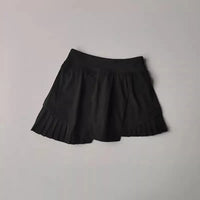 High Waisted Sports Short Skirt Summer New Style Cool Anti Glare Including Lined Shorts Fitness Yoga Quick Drying Pleated Skirt - Buy online at  Vibe In Cart.