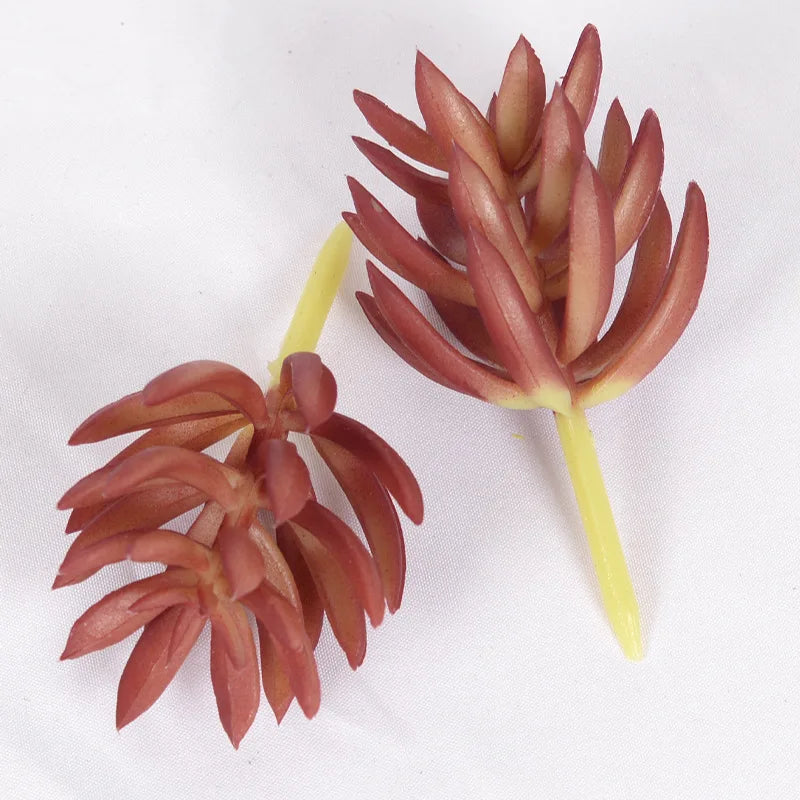 Artificial Succulent Plant Green PVC One Piece Desktop Ornament