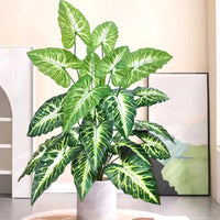 60-107cm Artificial Flowers Calla Lily Horseshoe Leaf Turtle Leaf Bobcat Leaf Fake Plant Ornamental Holiday Home Decoration - Buy online at  Vibe In Cart.