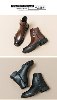 Men Boots New Handmade Dark Brown Pu Leather Ankle Zipper Dress Office Boots for Men - Buy online at  Vibe In Cart.