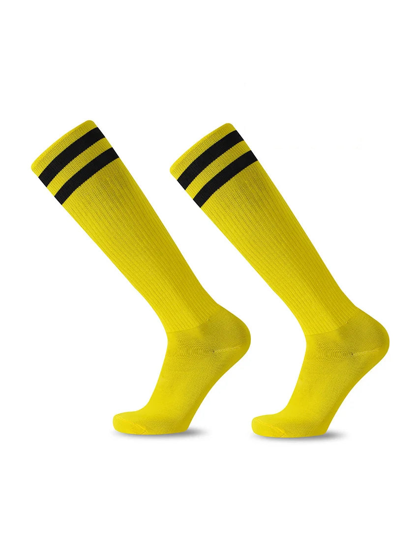 White Black Stripes Football Soccer Socks For Men Teenages Kids Boys Over the Calf Baseball Rugby Athletic Socks Women Girls - Buy online at  Vibe In Cart.