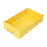 Lockable 6-Drawer Metal File Cabinet with Wheels and Color Options in Off-White, Green, or Yellow