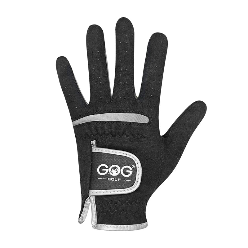 1 Pcs Men's Golf Glove Left Hand Right Hand Micro Soft Fiber Breathable Golf Gloves Men Color Black Brand GOG - Buy online at  Vibe In Cart.