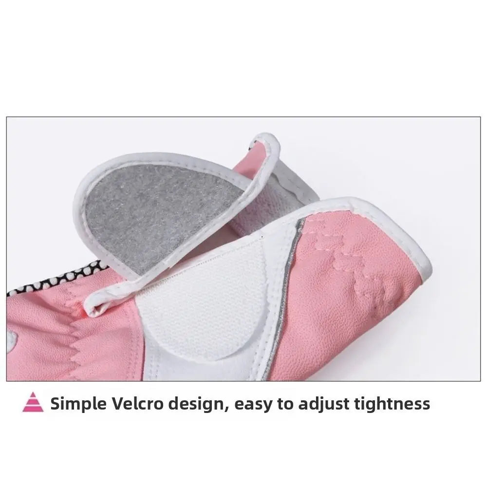 Breathable Women's Golf Gloves Comfortable Wear Resistant Outdoor Sports Gloves Soft Durable PU Leather Golf Mittens - Buy online at  Vibe In Cart.