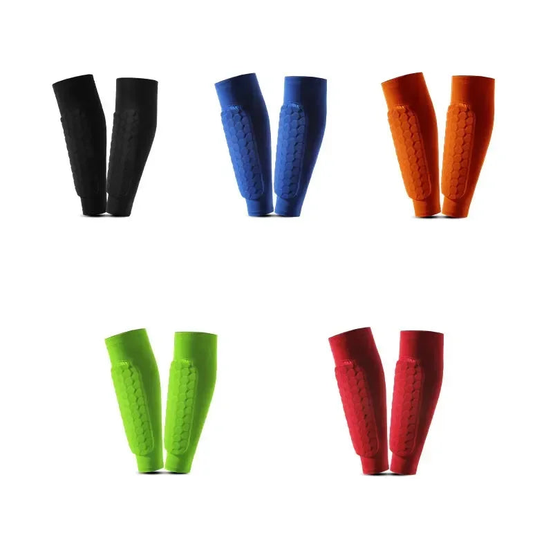 1 PC Honeycomb Soccer Shin Guards Football Shields Sports Legging Shinguards Leg Sleeves Protective Gear Shank Protector - Buy online at  Vibe In Cart.