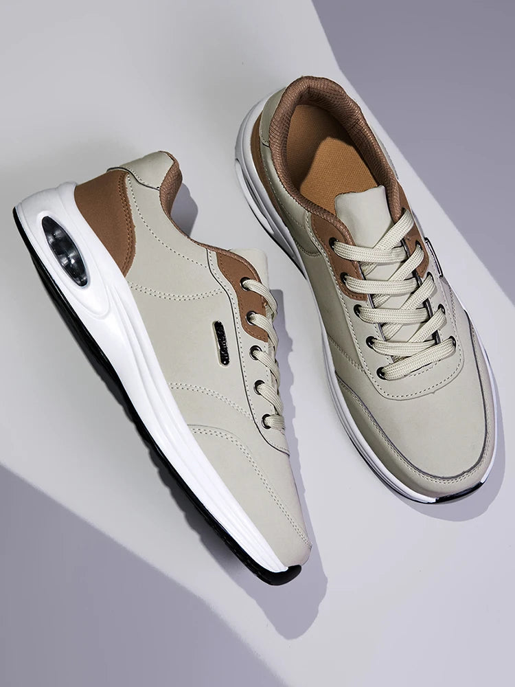 Men's Casual Sports Shoes Waterproof Walking Sports Shoes Casual Men's Leather Sports Shoes Non-slip Shoes Men's Tennis Shoes - Buy online at  Vibe In Cart.