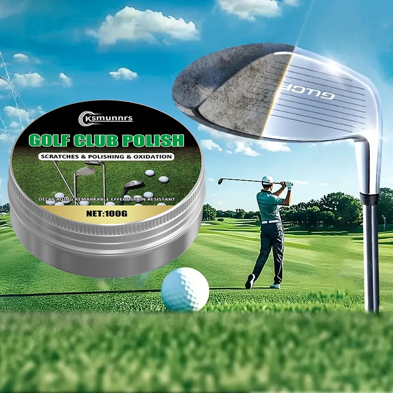 Golf Club Cleaning Kit with Polishing Paste - Includes Sponge, Restores Shine & Protects Against Tarnish, Ideal for All Golfers - Buy online at  Vibe In Cart.