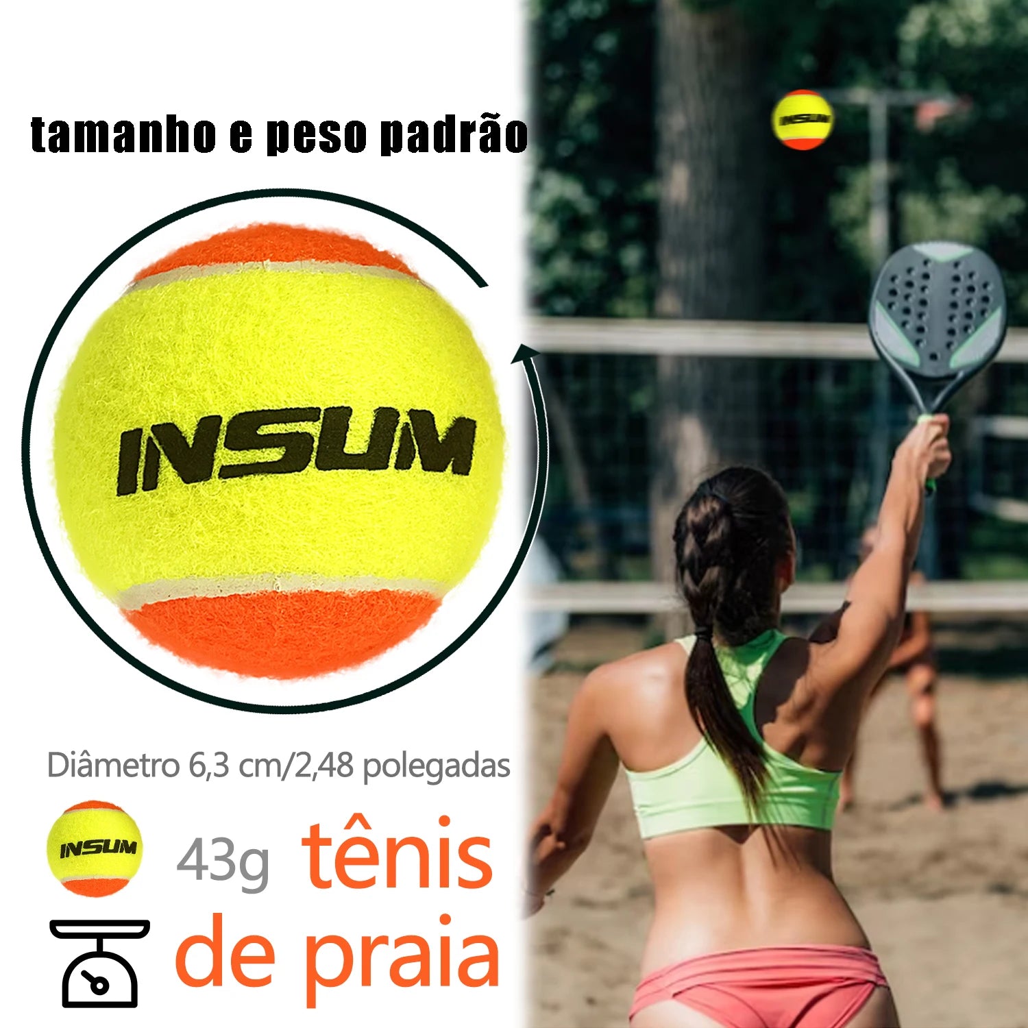 Beach Tennis Ball 2/6/16/25Pcs ITF Approved Stage 2 Sand Court Balls for Beach Tennis50% Low Compression for Beginners PET Dog - Buy online at  Vibe In Cart.