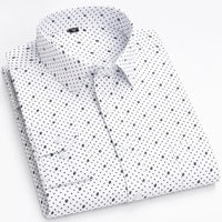 Men's Long Sleeve Shirt High-quality Fashion Casual Print Plaid Stripe Single Pocket Fit Business Formal Office Four Season Top - Buy online at  Vibe In Cart.