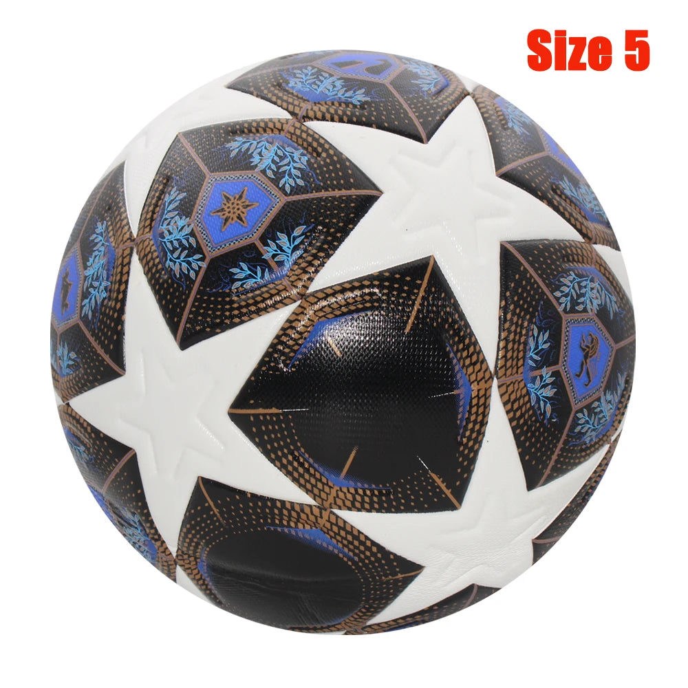 Soccer Ball Seamless PU Material Sizes 4 and 5
