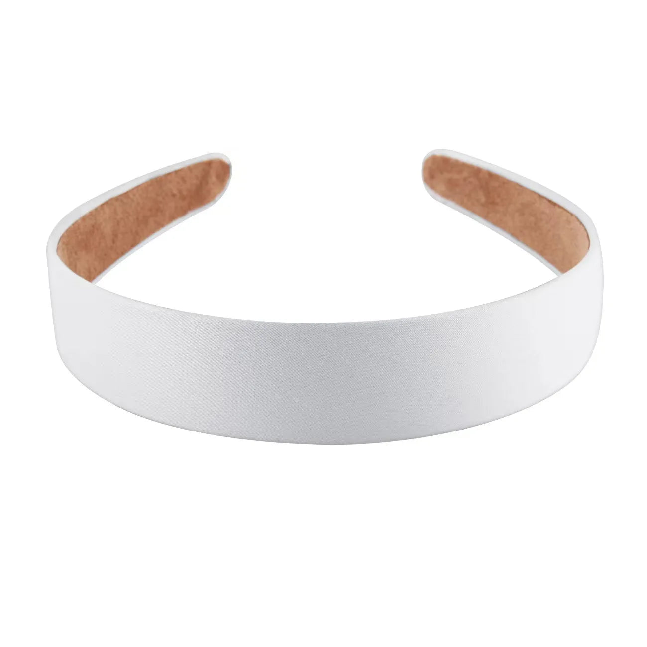 Plain 3CM Wide Satin Headband for Women, 1 or 2 Pieces